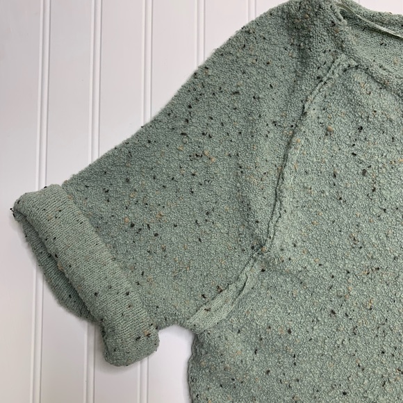 Free People Mint Green Speckled Sweater - Picture 5 of 16